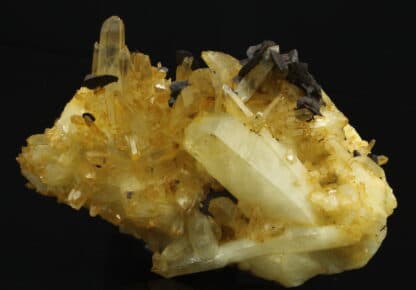 Quartz et Sidérite, Mine de Pierre Rousse, Vizille, Isère.