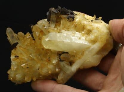 Quartz et Sidérite, Mine de Pierre Rousse, Vizille, Isère.