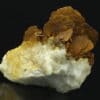 Sidérite sur Quartz, Mine de Pierre Rousse, Vizille, Isère.