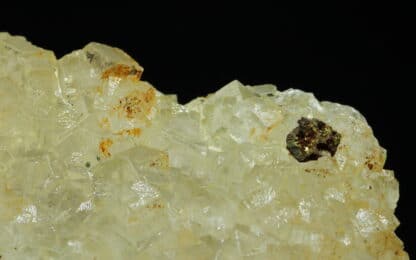 Pyrrhotine sur Fluorite incolore, mine de Fontsante, Tanneron, Var.