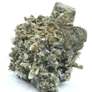 Ilvaïte, Hédenbergite et Quartz, Dalnegorsk, Russie.