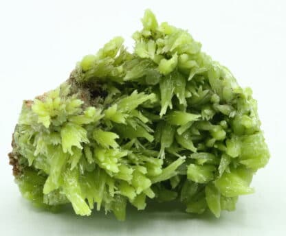 Pyromorphite de Daoping Mine, Guilin, Guangxi, Chine.