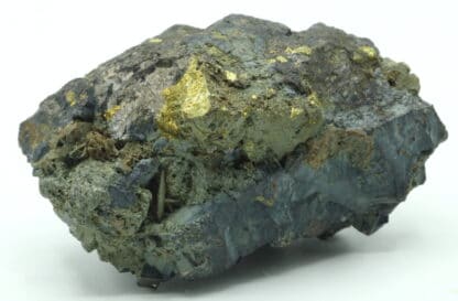 Arsénopyrite et chalcopyrite sur sphalérite, Dalnegorsk, Russie.