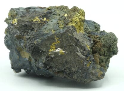 Arsénopyrite et chalcopyrite sur sphalérite, Dalnegorsk, Russie.