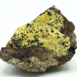 Boltwoodite, mine de Rössing, Arandis, Erongo, Namibie.