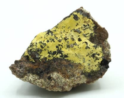 Boltwoodite, mine de Rössing, Arandis, Erongo, Namibie.