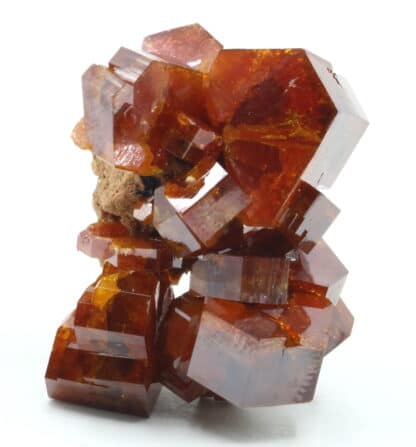 Vanadinite (top!), Mibladen, province de Midelt , Maroc.