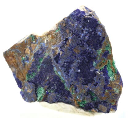 Azurite, Sidi Ayad, province de Midelt, Meknès-Tafilalet, Maroc.