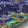 Azurite, Sidi Ayad, province de Midelt, Meknès-Tafilalet, Maroc.