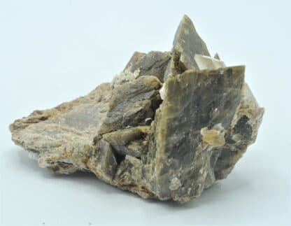 Sidérite et Quartz, Mines de Vaulnaveys, Belledonne, Isère.