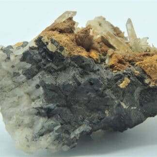 Blende (Sphalérite) et Quartz, Tunnel des Chavants, Les Houches, Haute-Savoie.