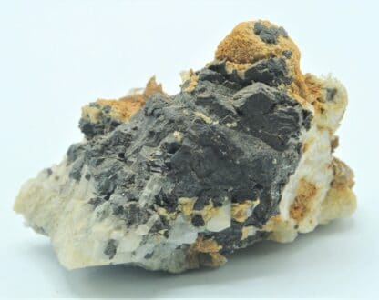 Blende (Sphalérite) et Quartz, Tunnel des Chavants, Les Houches, Haute-Savoie.