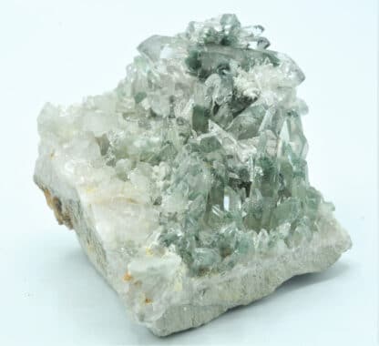 Quartz à fantômes de Chlorite, Les Deux-Alpes, Oisans, Isère.