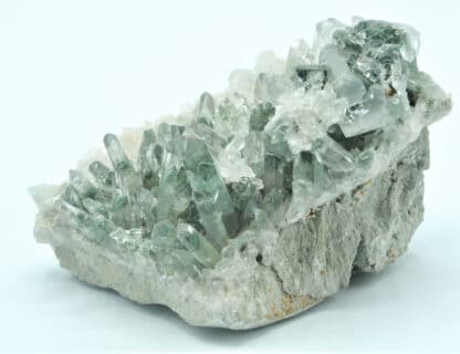 Quartz à fantômes de Chlorite, Les Deux-Alpes, Oisans, Isère.