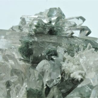 Quartz à fantômes de Chlorite, Les Deux-Alpes, Oisans, Isère.