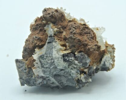 Sphalérite (Blende) et Quartz, Tunnel des Chavants, Les Houches, Haute-Savoie.