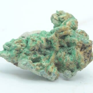 Bindheimite et Malachite sur Bournonite, Usclas-du-Bosc, Loiras, Hérault.