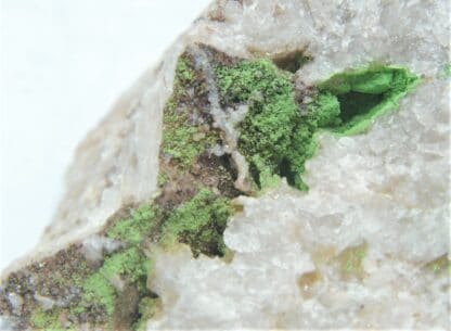 Conichalcite, Falgayrolles, Villefranche-de-Rouergue, Aveyron.