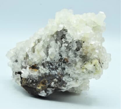 Calcite, Sidérite, Fluorite, et Galène, Carrière du Rivet, Peyrebrune, Tarn.