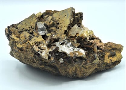 Quartz et Sidérite, Allevard, Massif de Belledonne, Isère.