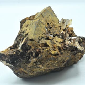 Quartz et Sidérite, Allevard, Massif de Belledonne, Isère.