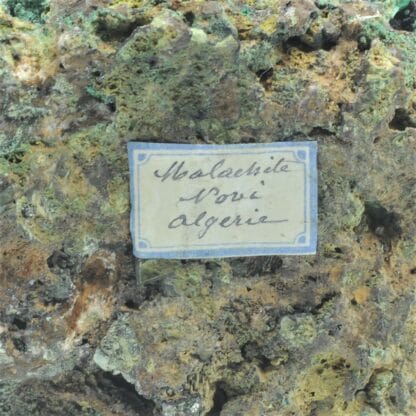 Malachite, Azurite et Tétraédrite, Sidi Ghiles (Novi), Algérie.