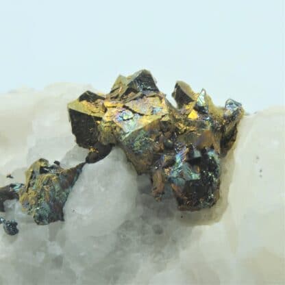 Chalcopyrite cristallisée, Carrière de Cuzac, Lot.