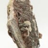 Fluorine rouge, pyrite et baryte, Voltennes, Saône-et-Loire, Morvan.