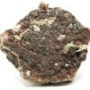 Fluorine rouge, pyrite et baryte, Voltennes, Saône-et-Loire, Morvan.
