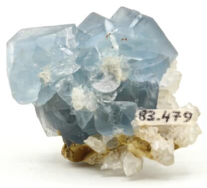 Fluorite bleue de la mine d'Embournegade (Tarn)