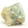 Fluorite bleue sur quartz de la mine du Burc, Tarn.