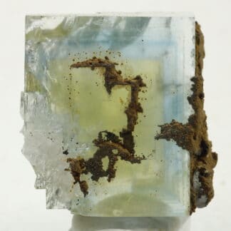Fluorite jaune et bleue de la mine du Burc (au Burg - Tarn)