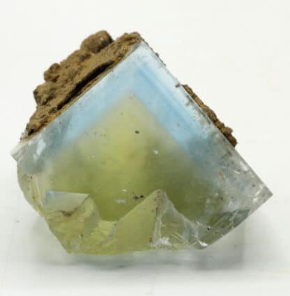 Fluorite jaune et bleue de la mine du Burc (au Burg - Tarn)