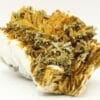 Pyromorphite sur Baryte, Les Farges, Ussel, Corrèze, Limousin.