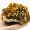Pyromorphite sur Baryte, Les Farges, Ussel, Corrèze, Limousin.