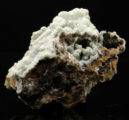 Smithsonite bleue, District minier de Santa Eulalia, Chihuahua, Mexique.