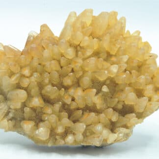 Calcite jaune, Charmes-sur-Rhône, Ardèche.