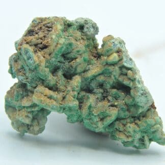 Bindheimite et Malachite sur Bournonite, Usclas-du-Bosc, Loiras, Hérault.