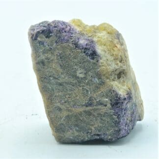 Fluorine mauve et Barytine jaune, Langeac, Haute-Loire.