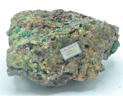 Malachite, Azurite et Tétraédrite, Sidi Ghiles (Novi), Algérie.