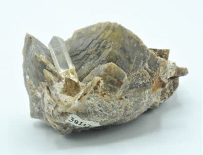 Sidérite et Quartz, Mines de Vaulnaveys, Belledonne, Isère.