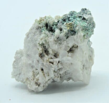 Malachite, Chalcopyrite et Quartz, Les Montées Pélissier, Les Houches, Haute-Savoie.