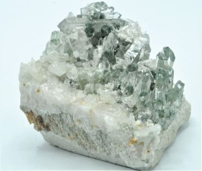 Quartz à fantômes de Chlorite, Les Deux-Alpes, Oisans, Isère.