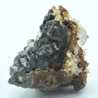 Sphalérite (Blende) et Quartz, Tunnel des Chavants, Les Houches, Haute-Savoie.