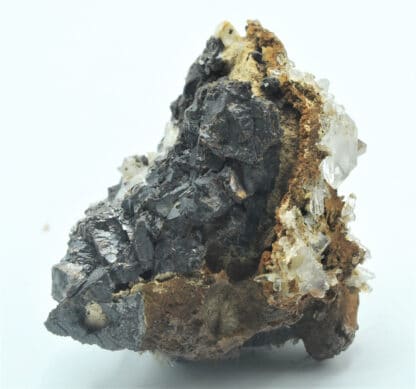 Sphalérite (Blende) et Quartz, Tunnel des Chavants, Les Houches, Haute-Savoie.