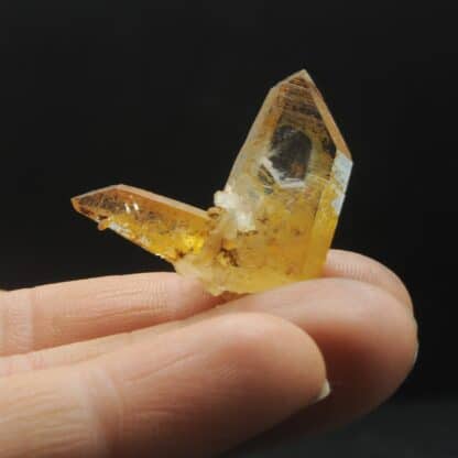Quartz en macle du Japon, Mine des Halles, Vaulnaveys, Isère. – Image 5