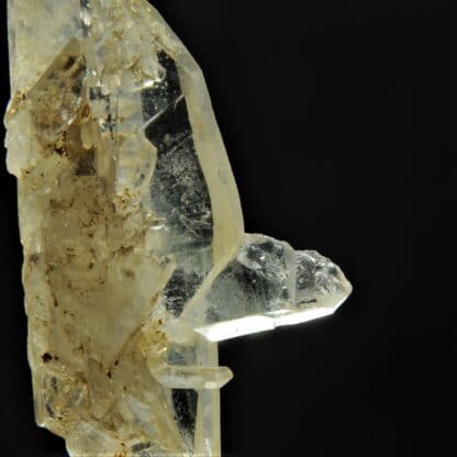 Quartz en macle de la Gardette, Mine des Halles, Vaulnaveys, Isère.