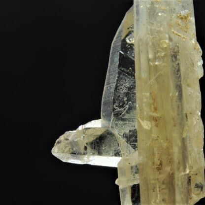 Quartz en macle de la Gardette, Mine des Halles, Vaulnaveys, Isère.