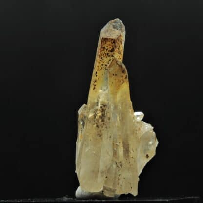 Cristal de Quartz en macle de la Gardette, Mine des Halles, Vaulnaveys, Isère.