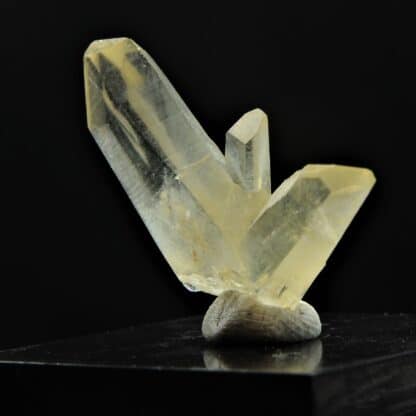 Quartz en macle du Japon (ou de la Gardette), Les Halles, Vaulnaveys, Isère.